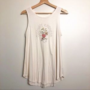 Old Navy Cultivate Kindness Flowy Highneck Tank